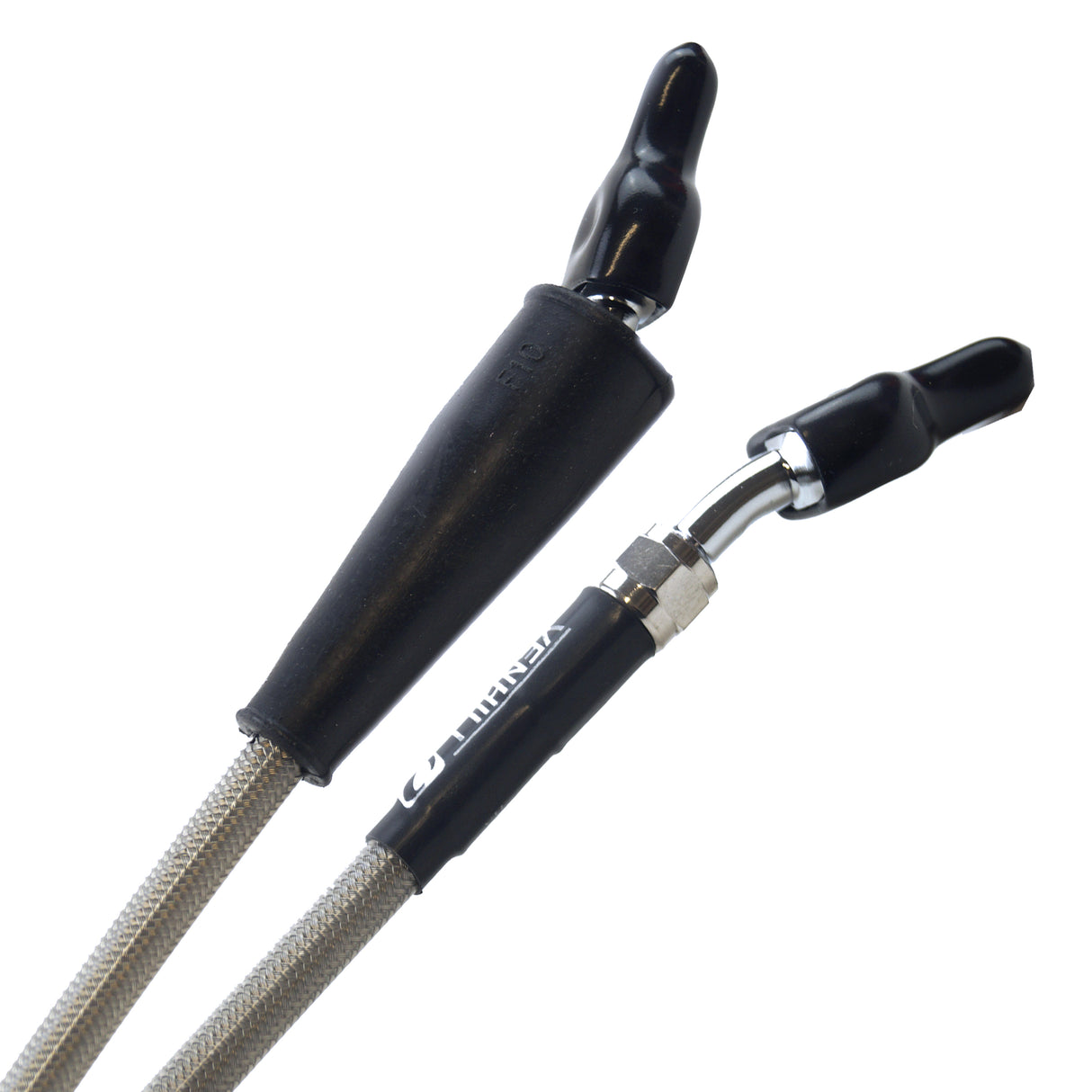 Venhill HUSQVARNA TE HOSE FRONT BRAKE SILVER / BLK H01-1-037/P TE450 07-0