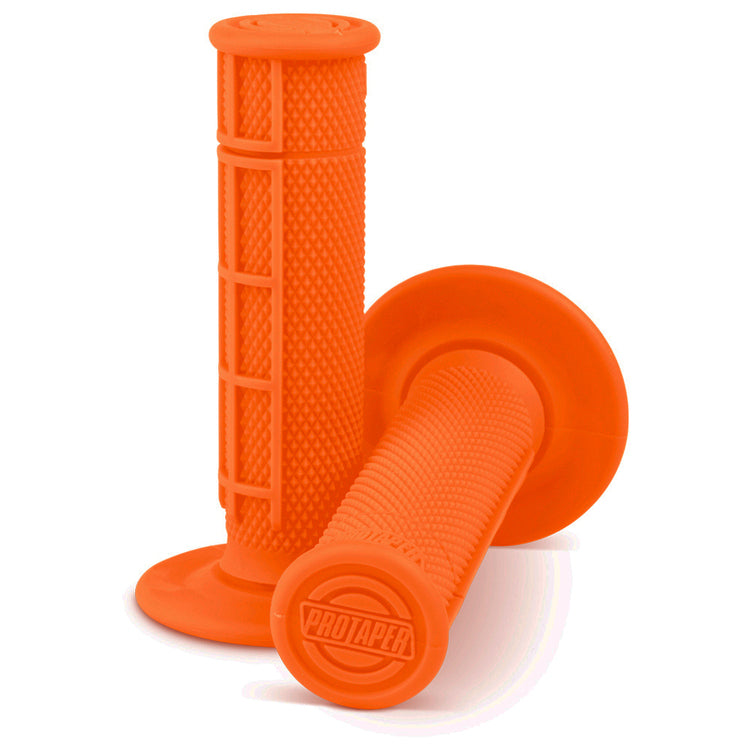 ODI Ruffian Half-Waffle Grips Orange