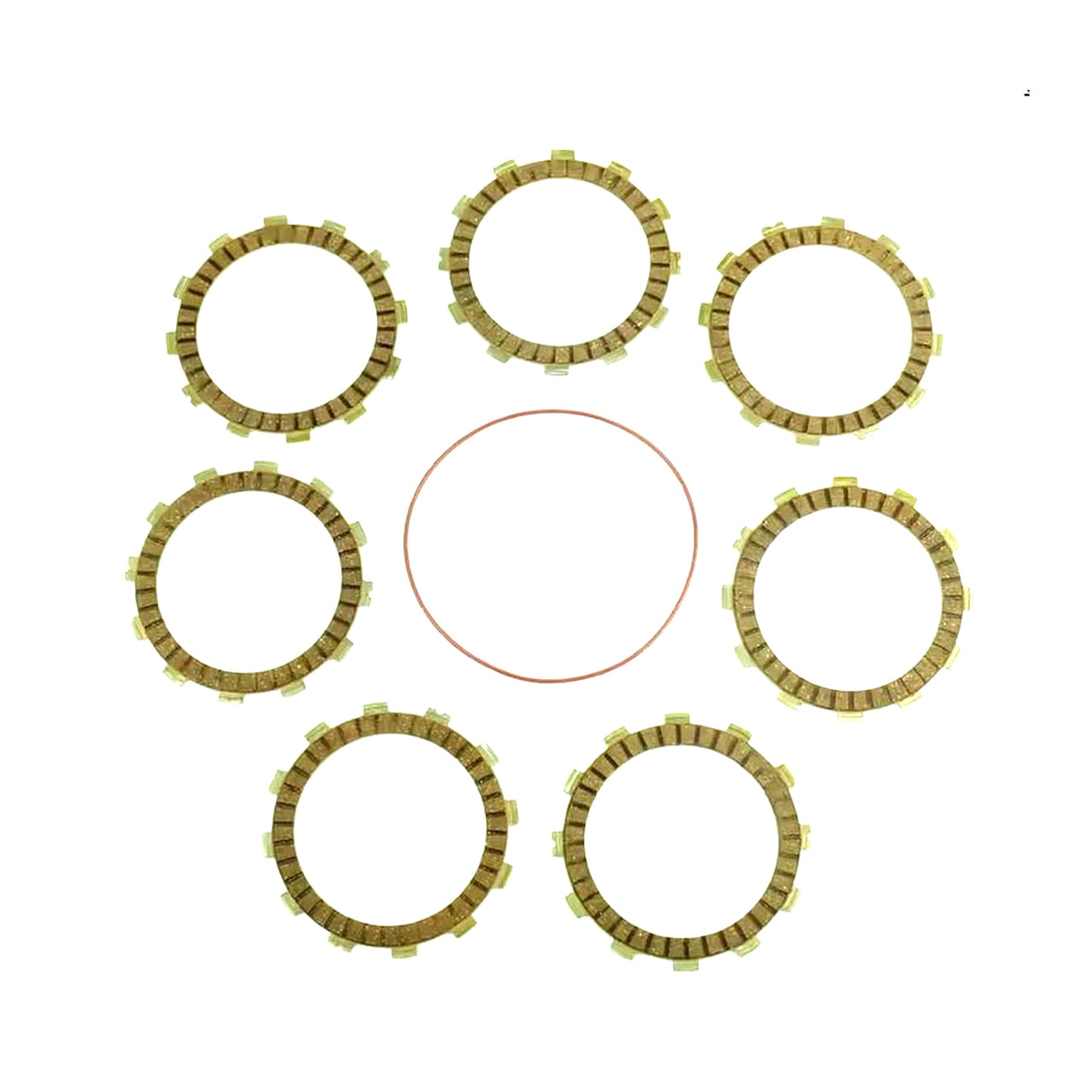 CLUTCH FRICTION PLATE SET HSQ CR125 97-09, ATHENA P40230029, WITH GASKET
