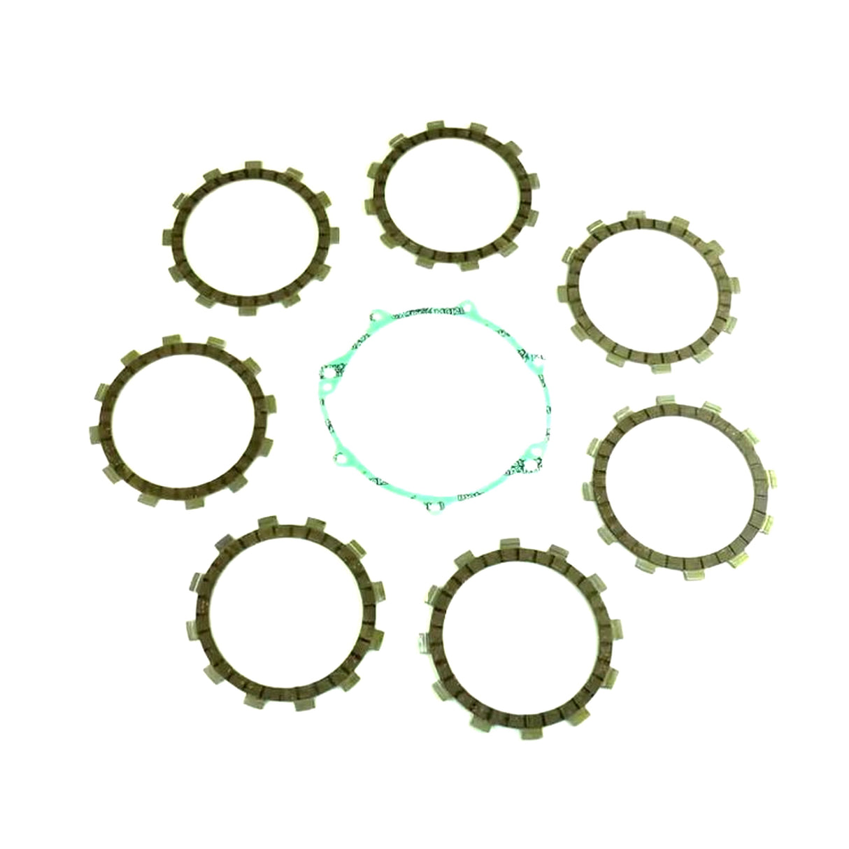 CLUTCH FRICTION PLATE SET YAMAHA WR250R 08-13, ATHENA P40230099, WITH GASKET