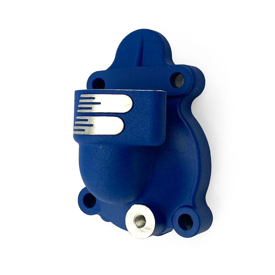 BOYESEN WATER PUMP COVER BLUE 2024 KAWASAKI KX 450 F, BOYESEN WPK18DL SUPERCOOLER