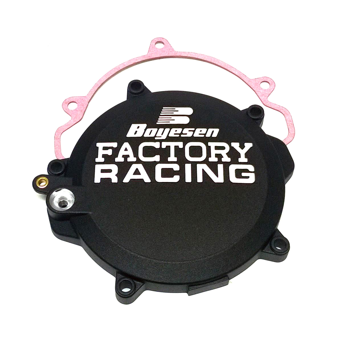 BOYESEN CLUTCH COVER 18-23 TC SX 85, BOYESEN CC-46AB, BLACK