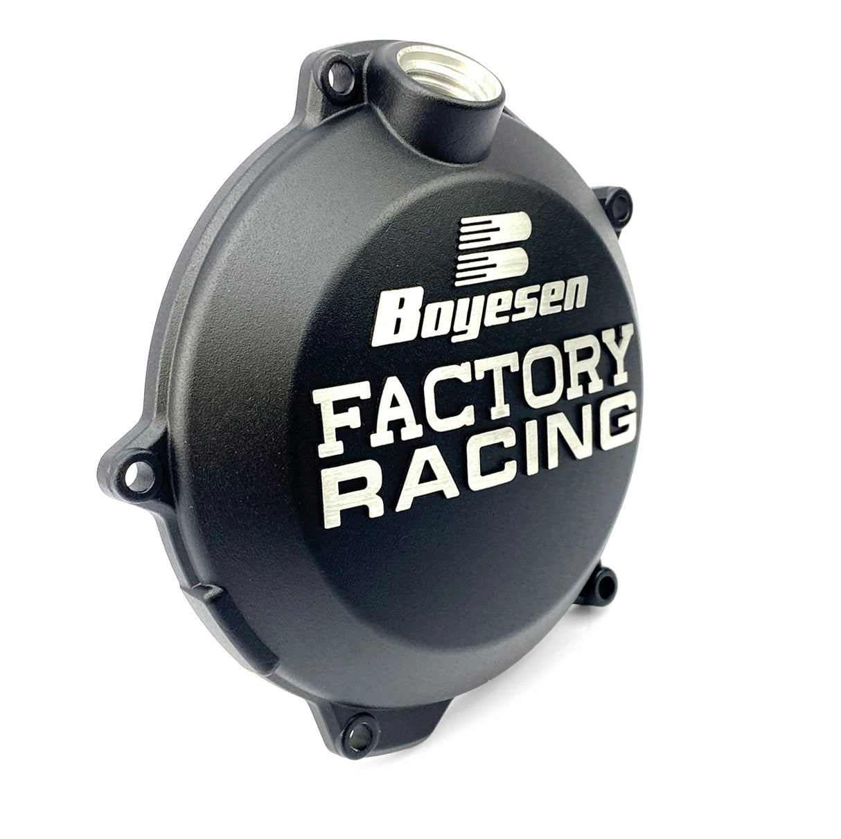 BOYESEN CLUTCH COVER 23-25 250/350/450 SX-F KTM, BOYESEN CC-45CB, BLACK