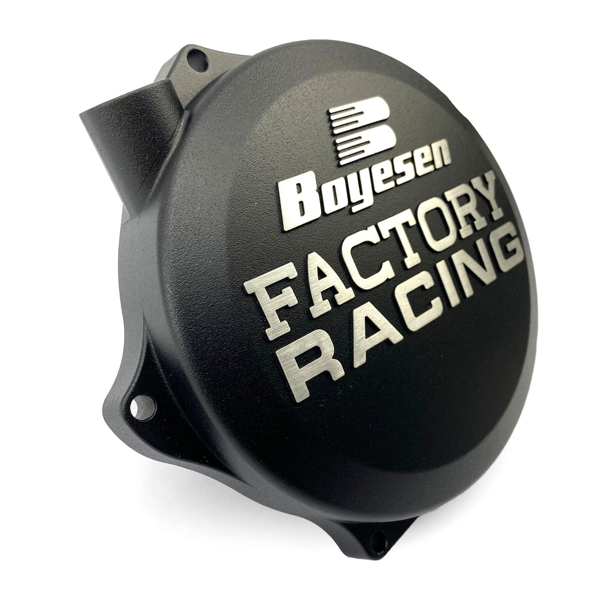 BOYESEN CLUTCH COVER 21-25 KX250/X KAWASAKI, BOYESEN CC-17CB, BLACK