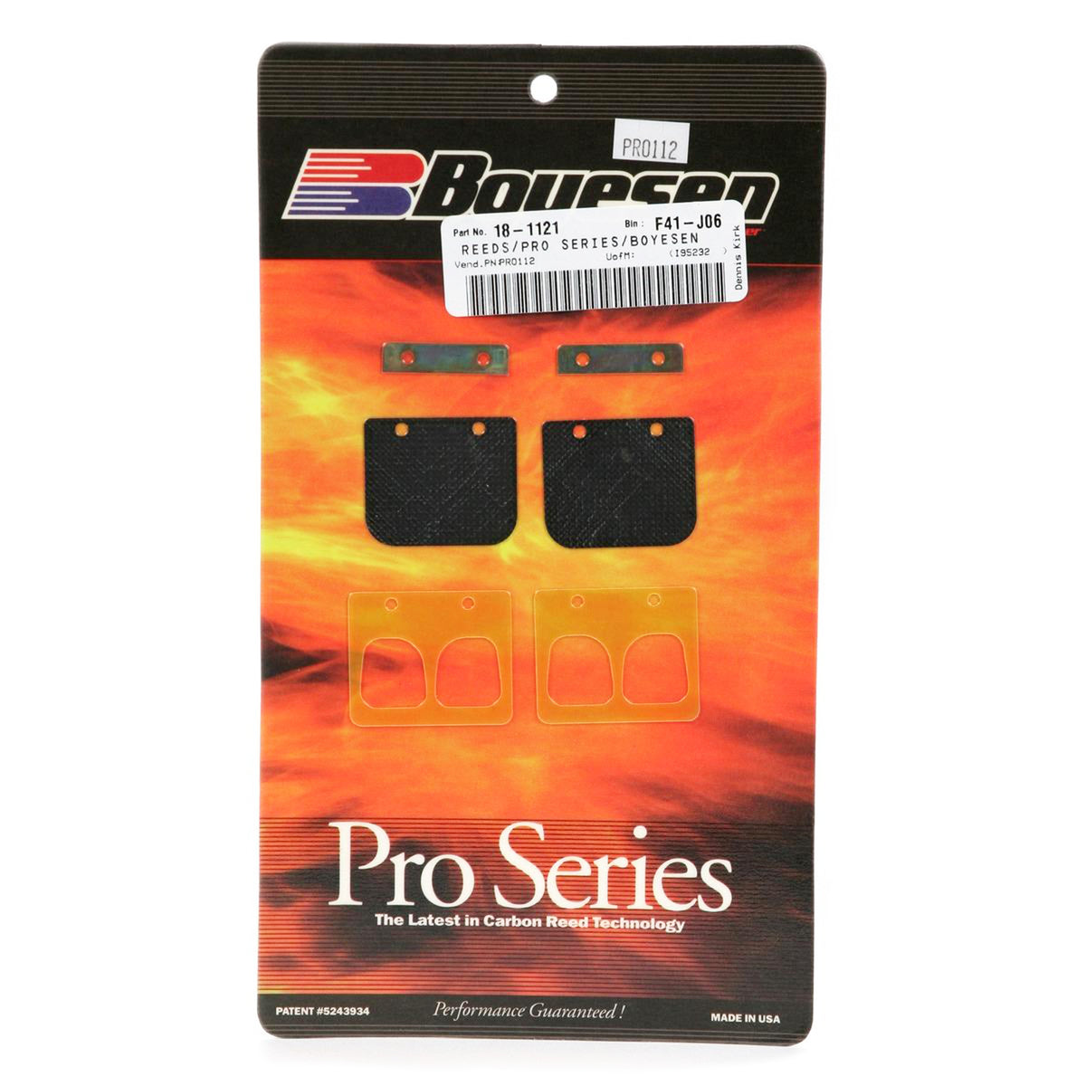 BOYESEN PRO-112 PRO REEDS KTM 50 65, Boyesen Pro Series Reeds - PRO