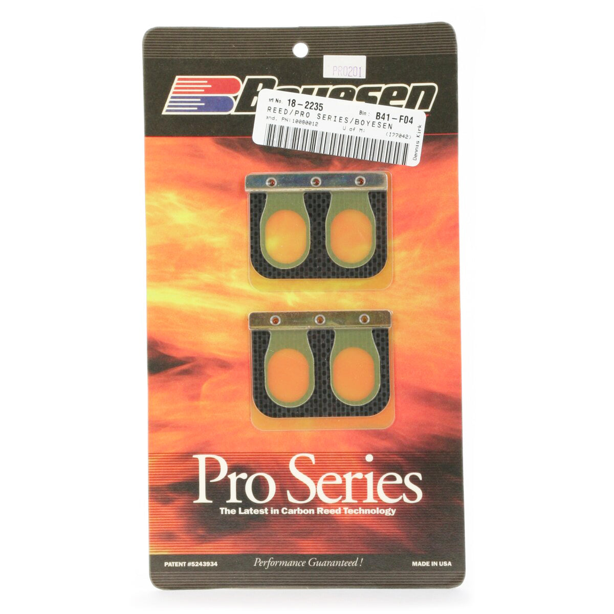 BOYESEN PRO-201 BOYESEN REEDS, Boyesen Pro Series Reeds - PRO