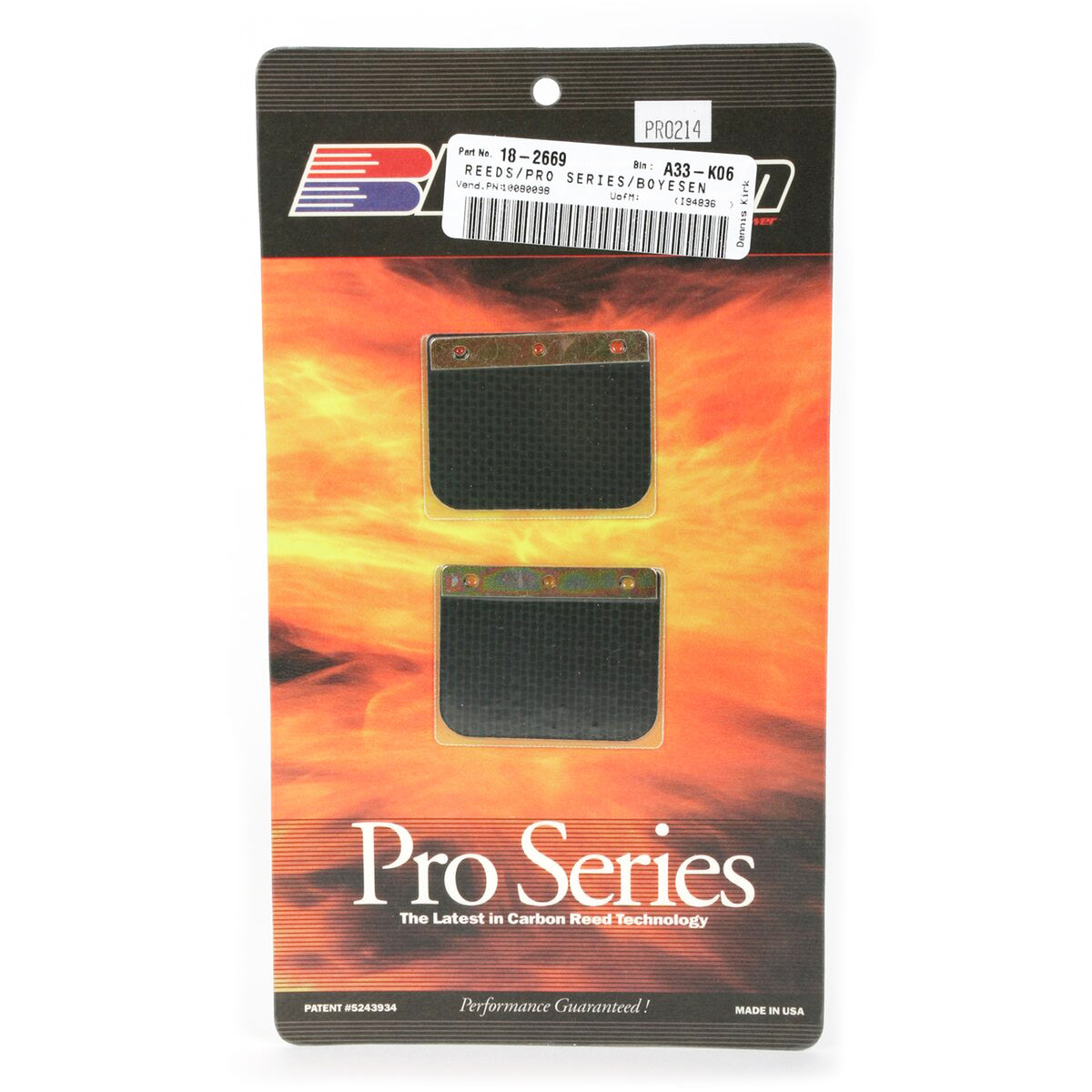 BOYESEN PRO-214 BOYESEN REEDS CR125 PRO-214