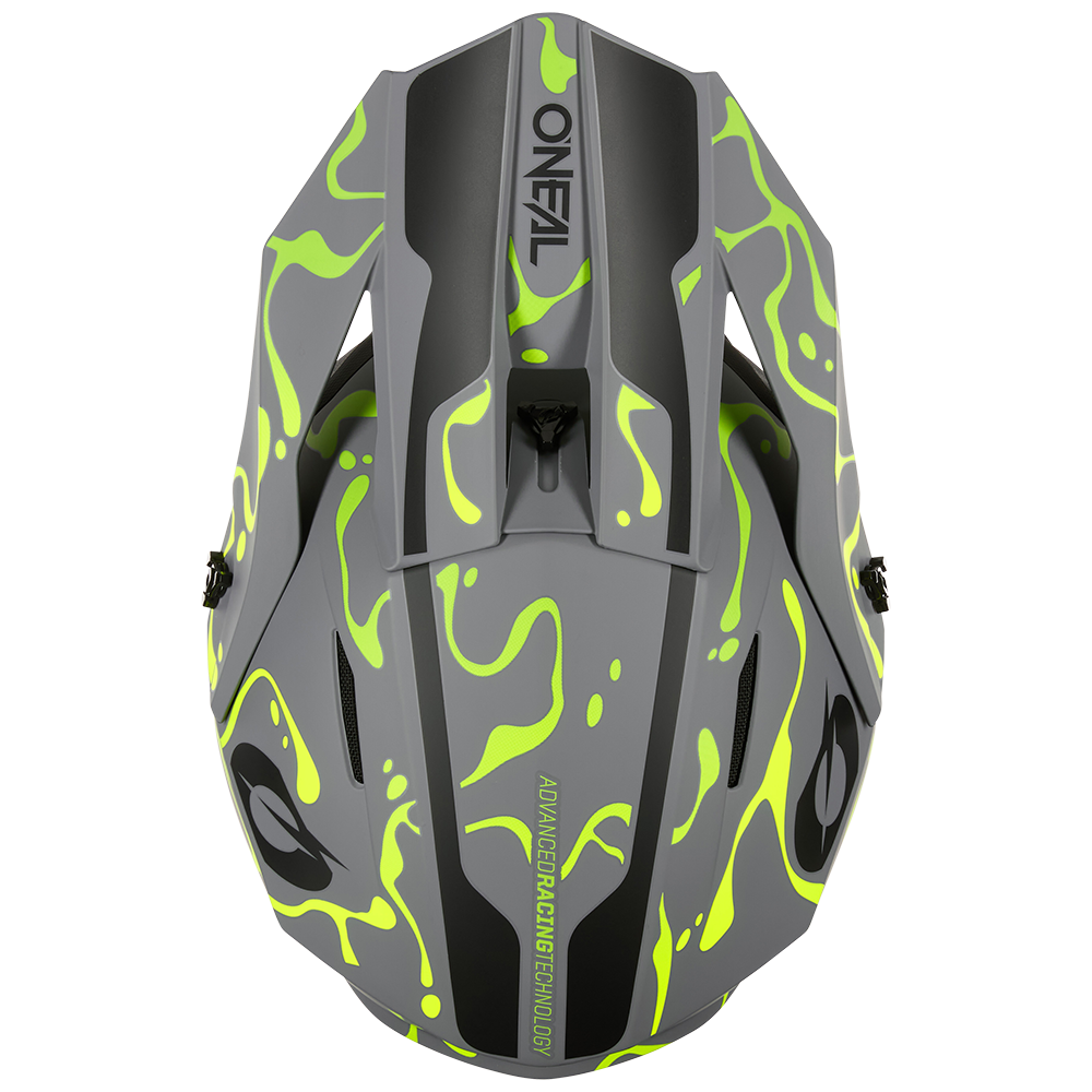 O'Neal 1SRS Helmet SPLASH gray/neon yellow