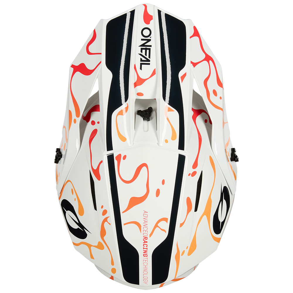 O'Neal 1SRS Helmet SPLASH white/orange
