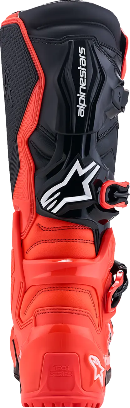 TECH 7 ENDURO BOOTS - RED FLUO BLACK