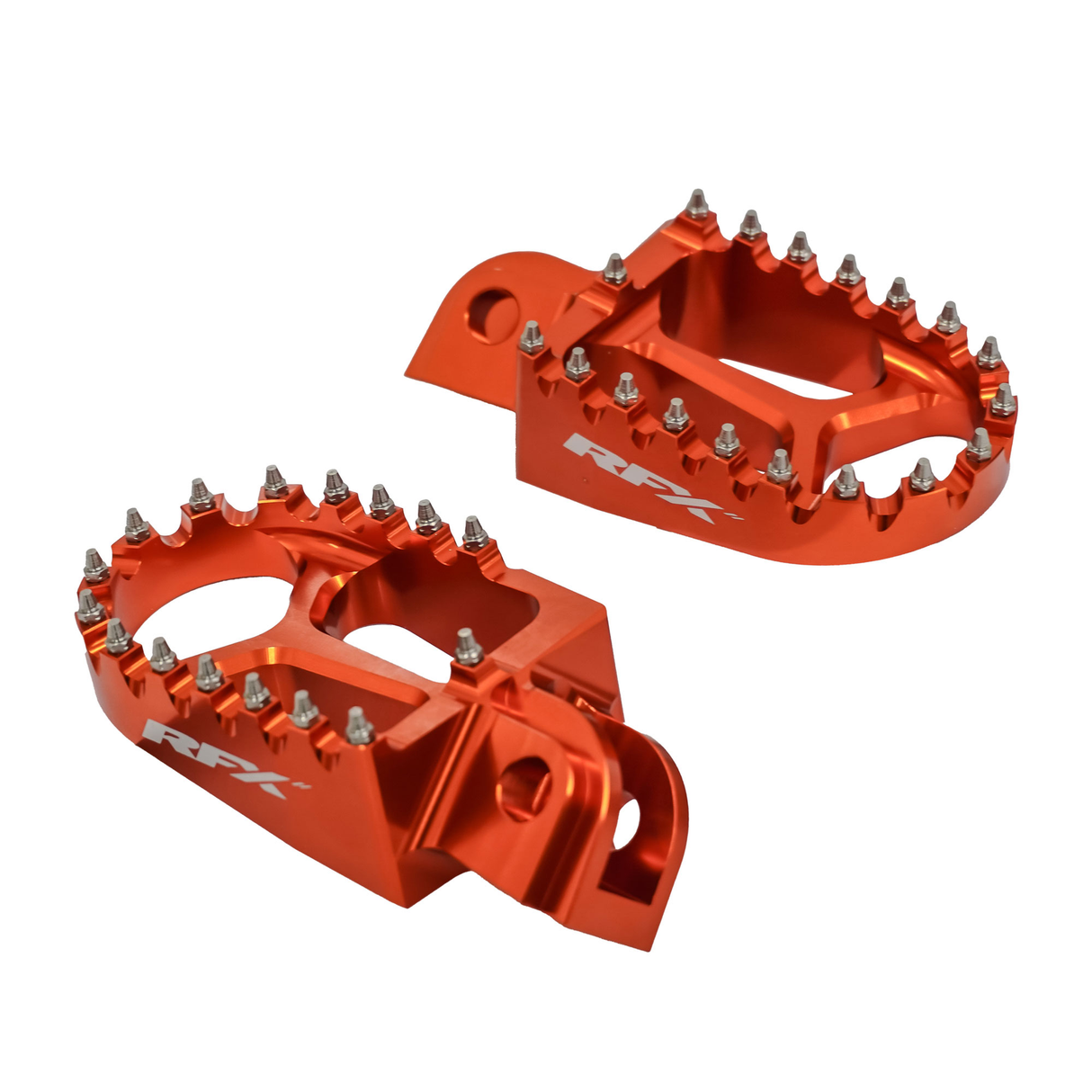 RFX Pro Footrests (Orange) SX50/SX65 23- SX/EXC/SXF/EXCF 00-15
