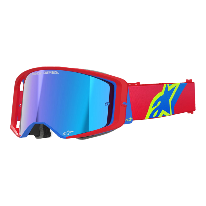 GOGGLE SUPERTECH CORP RD/BL MI Alpinestars motocross kit