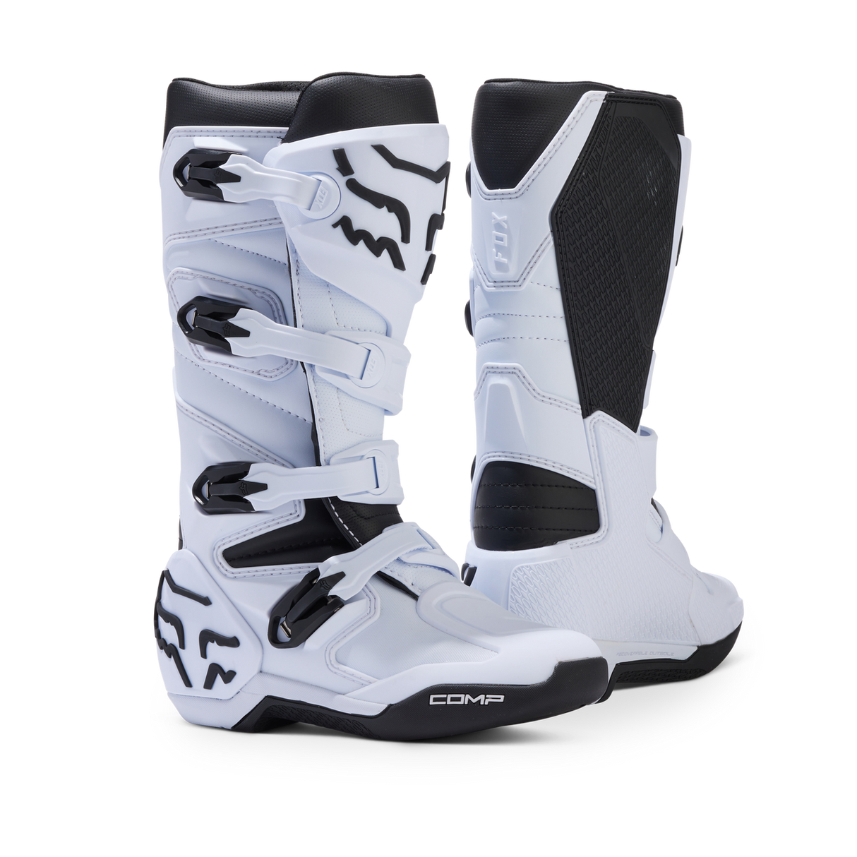 Fox Youth Comp Boots White