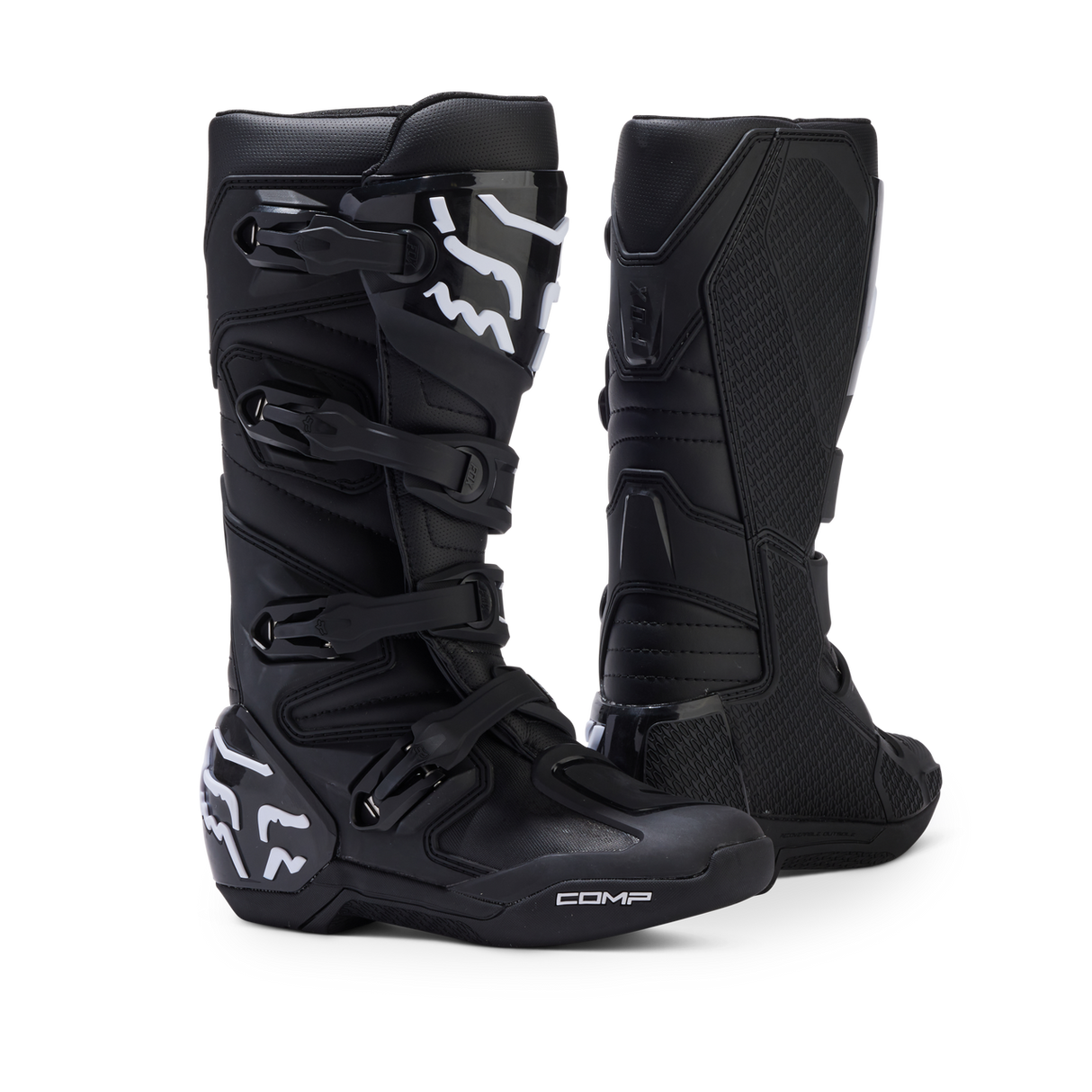 Fox Youth Comp Boots Black