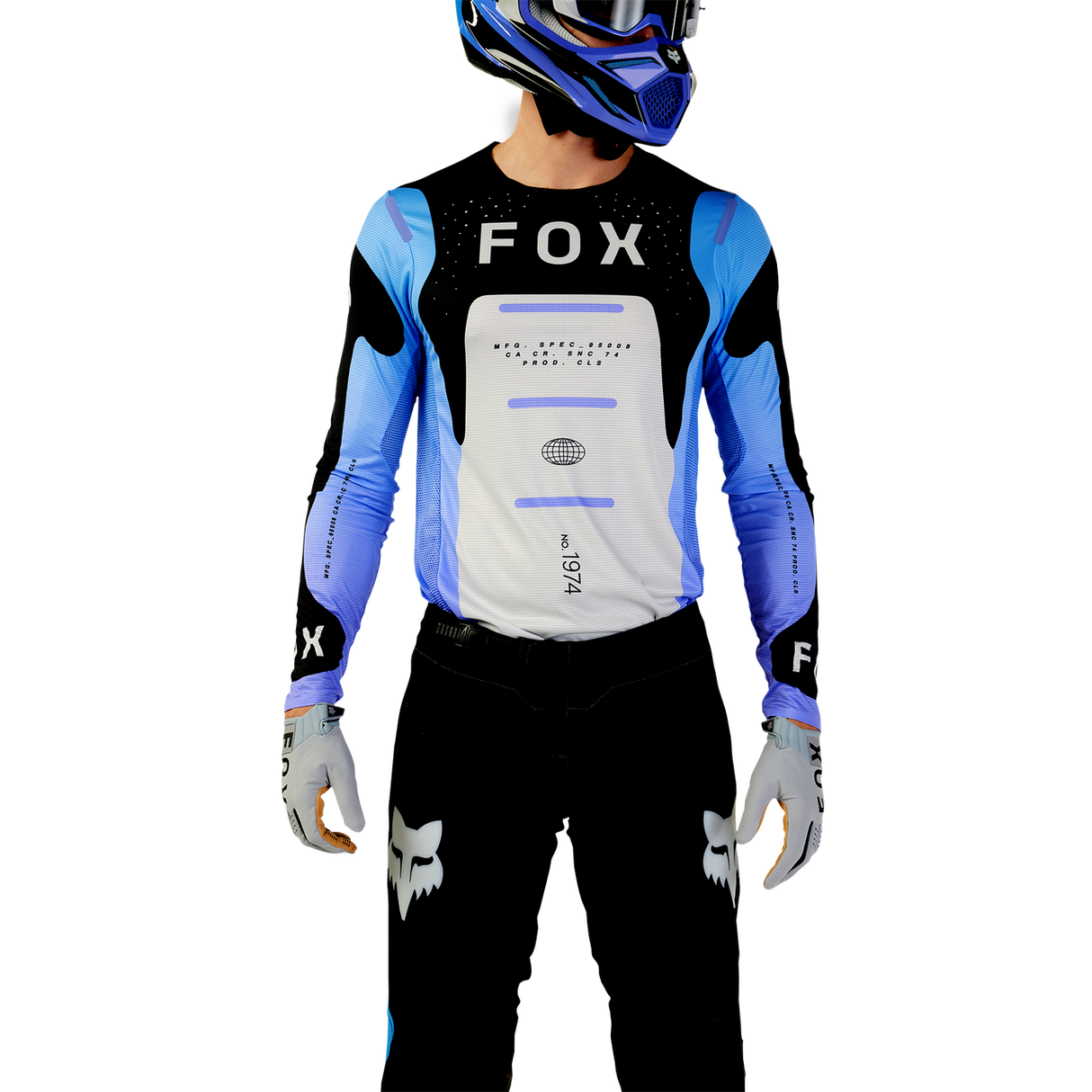 Fox Flexair Magnetic Jersey Black/Purple