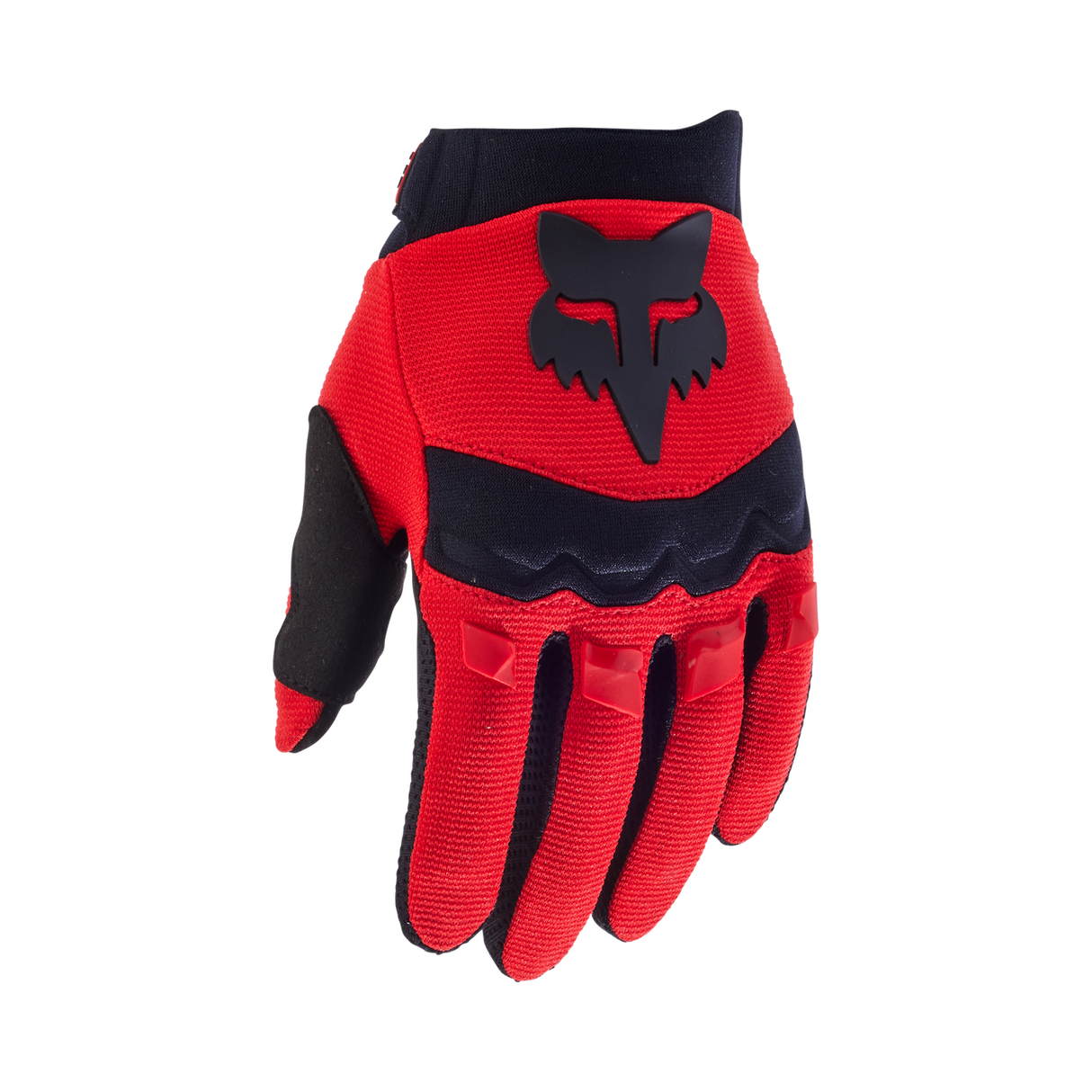 Fox Youth Dirtpaw Gloves Fluorescent Red