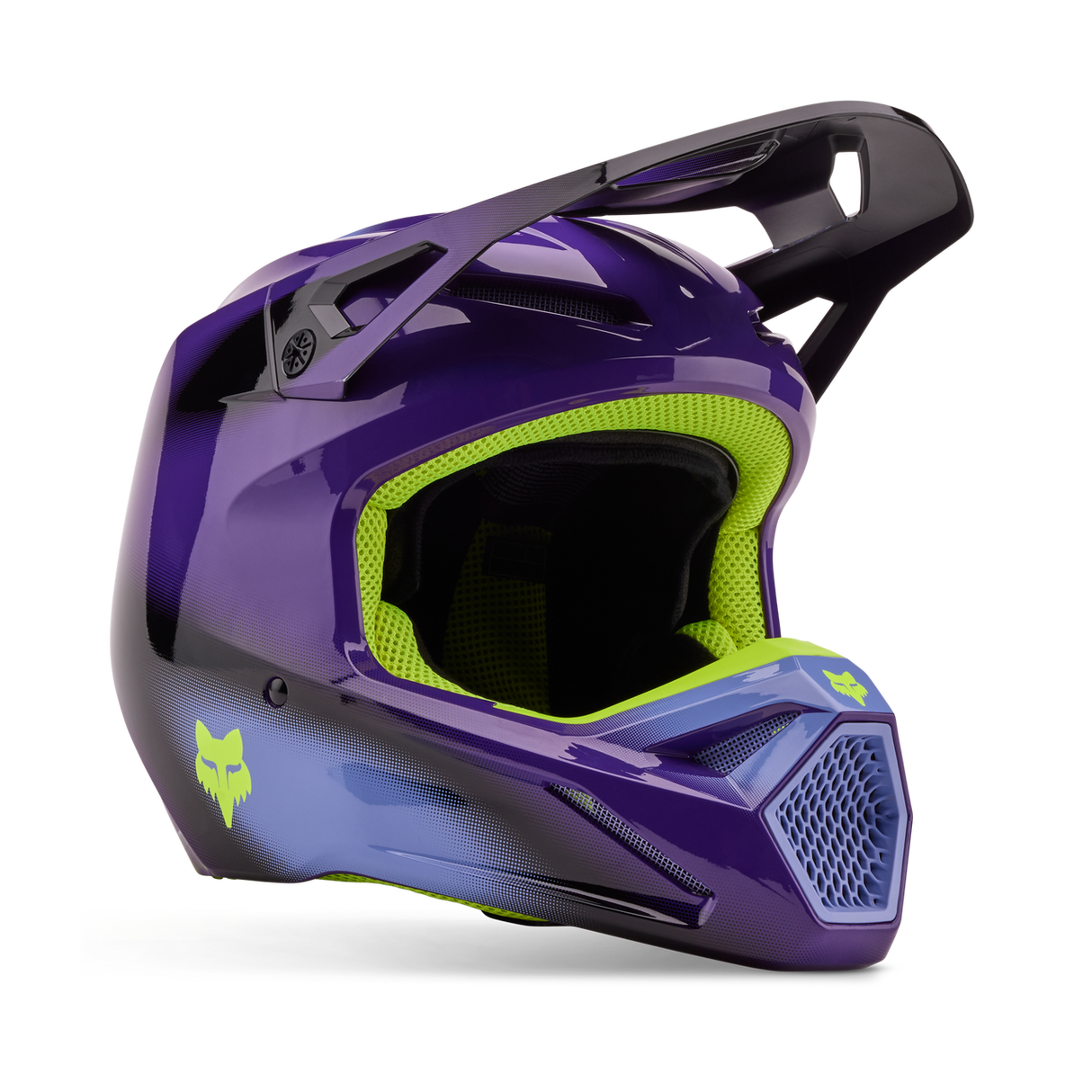 Fox V1 Interfere Helmet Black/Blue