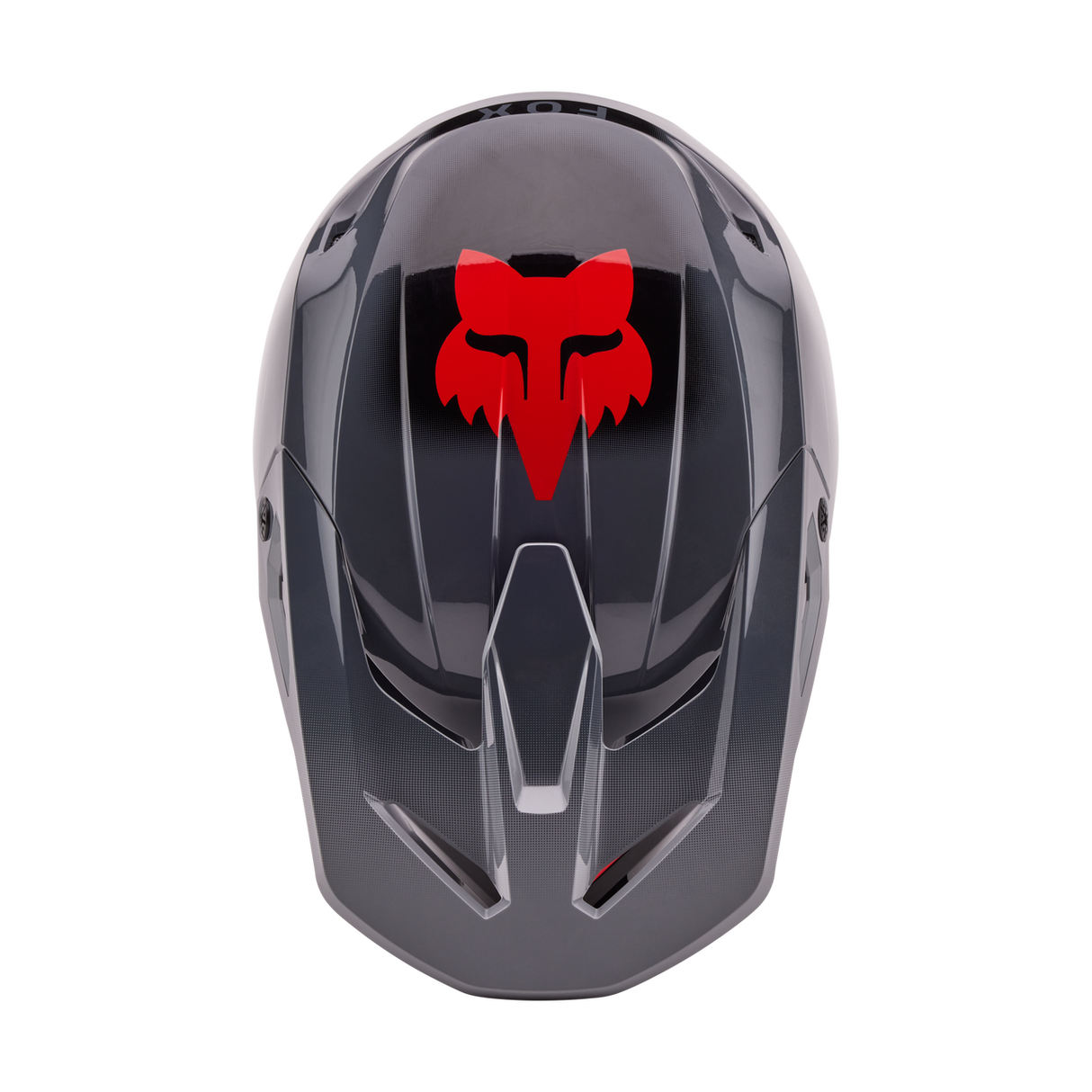 Fox V1 Interfere Helmet Grey/Red