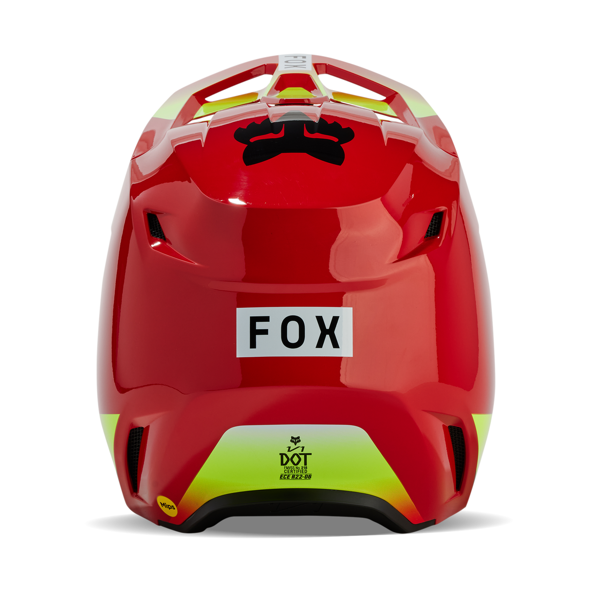 Fox V1 Ballast Helmet Fluorescent Red
