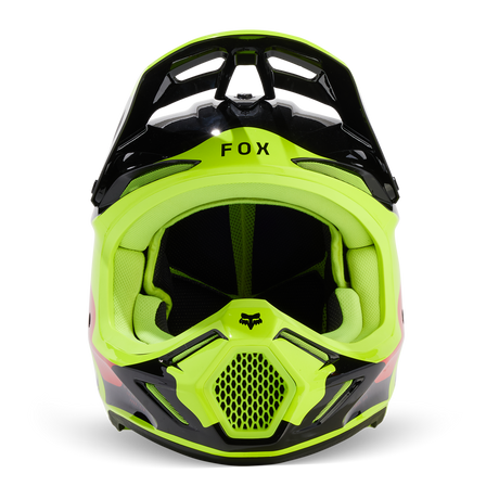 Fox V3 Revise Helmet Red/Yellow