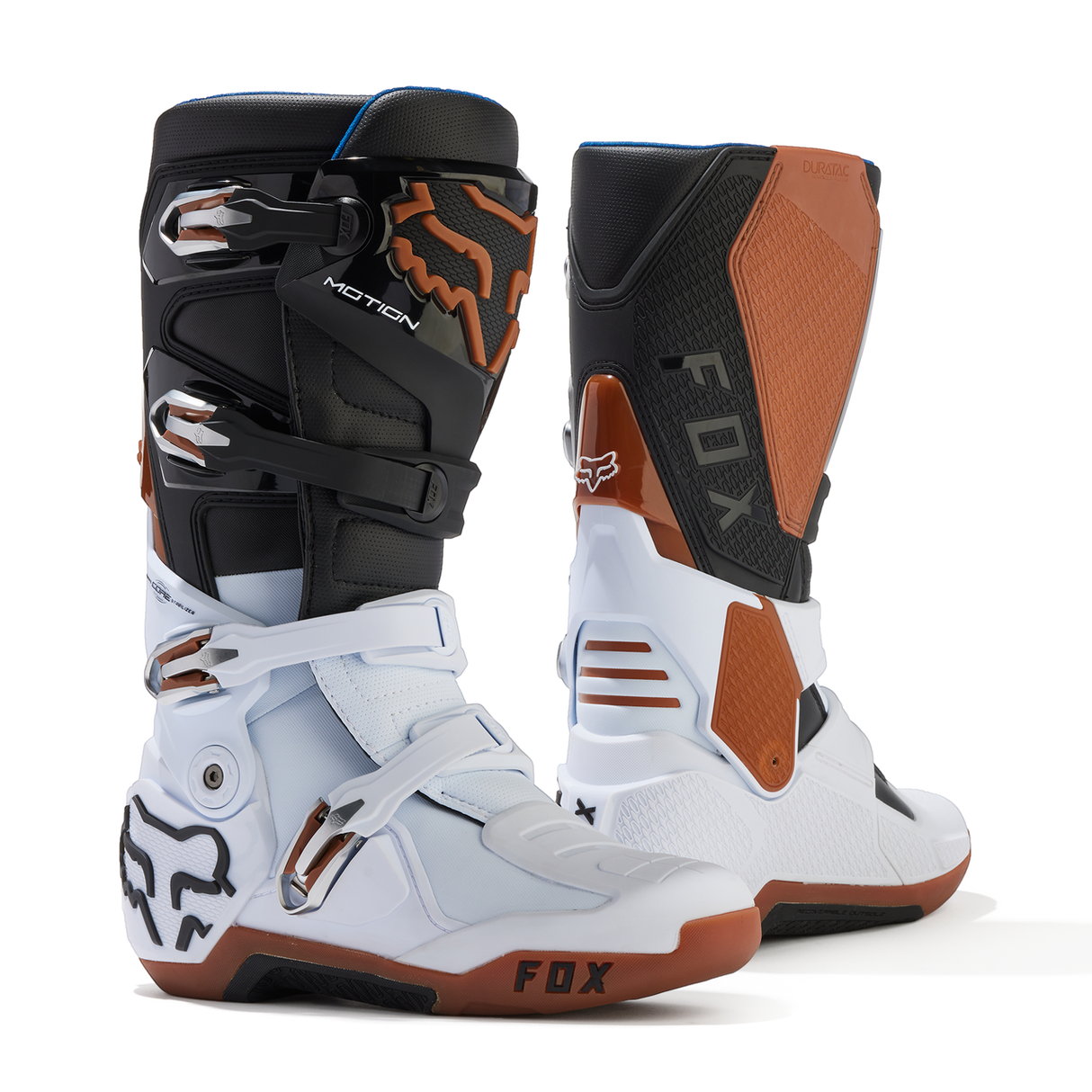 Fox Motion Boots Black/White/Gum