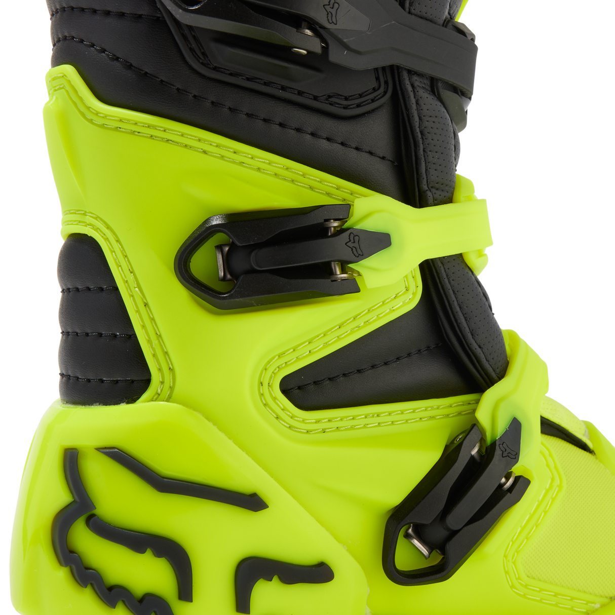 Fox Youth Comp Boots Fluorescent Yellow