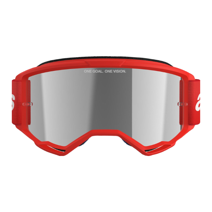 GOGGLE VISION 3 WORDMARK RED M