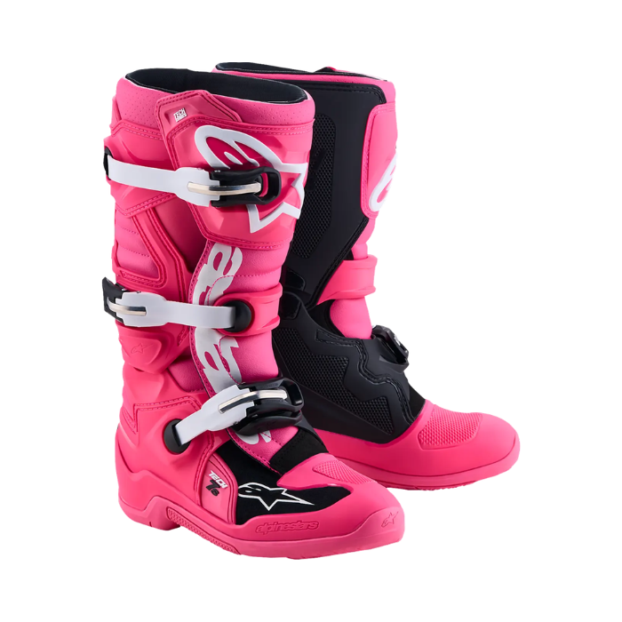 Alpinestars Tech 7S Youth Pink Fluo / Black / White