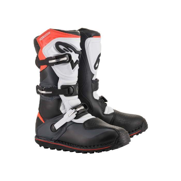 Alpinestars Tech T - Black Gray Red Fluo