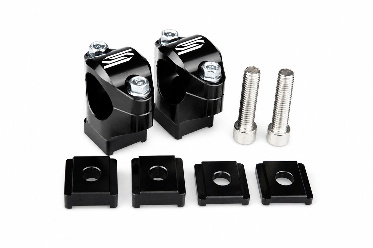 SCAR Racing Handlebar Mounts Black 28.6mm Apex Height 30 35 40 45 mm