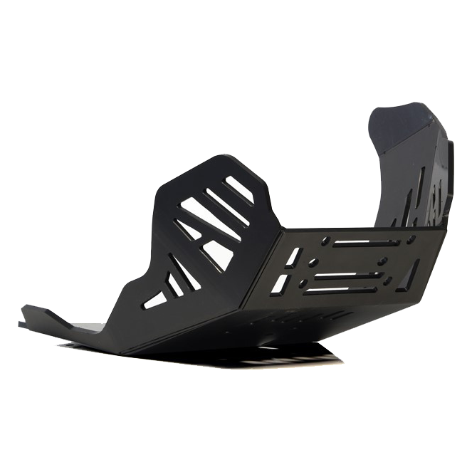 AXP Adventure Skid Plate HDPE 8mm (Black) Ducati Desert X 22-23 (HEPCO & BECKER CRASH BARS)
