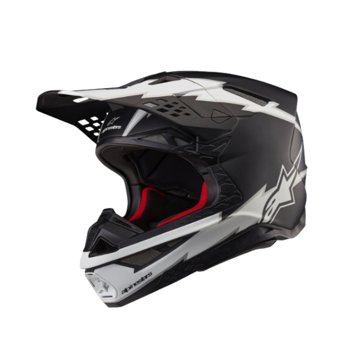 HELMET SM10 AMP BLACK/WHITE