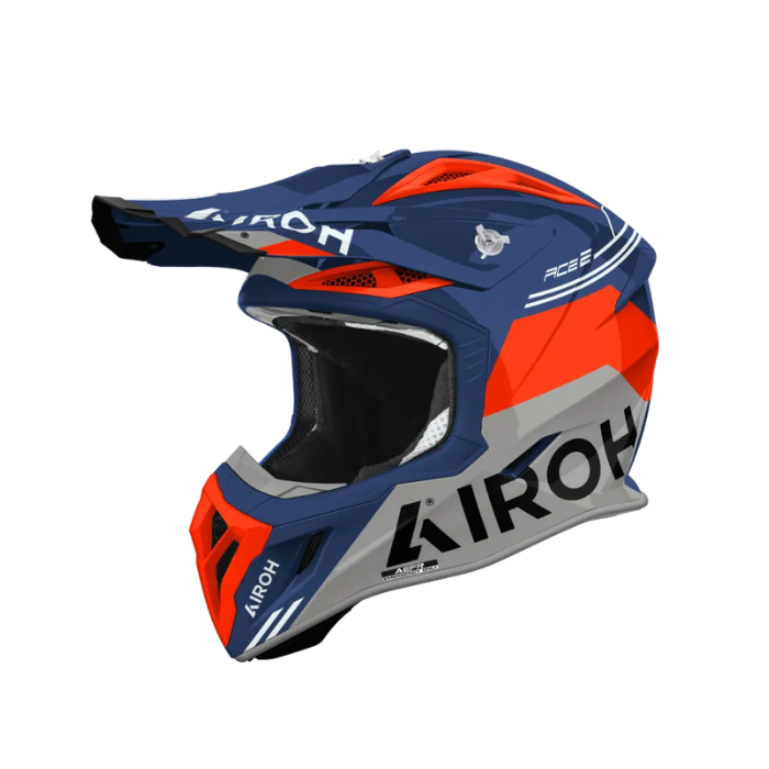 Airoh Aviator Ace 2 Fury Cerulean Gloss MX Adult Helmet