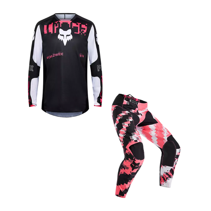 FOX 180 DIGI IMAGE KIT COMBO BLK/PNK