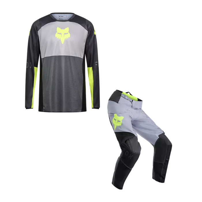 FOX 180 FLOW KIT COMBO BLK/YLW