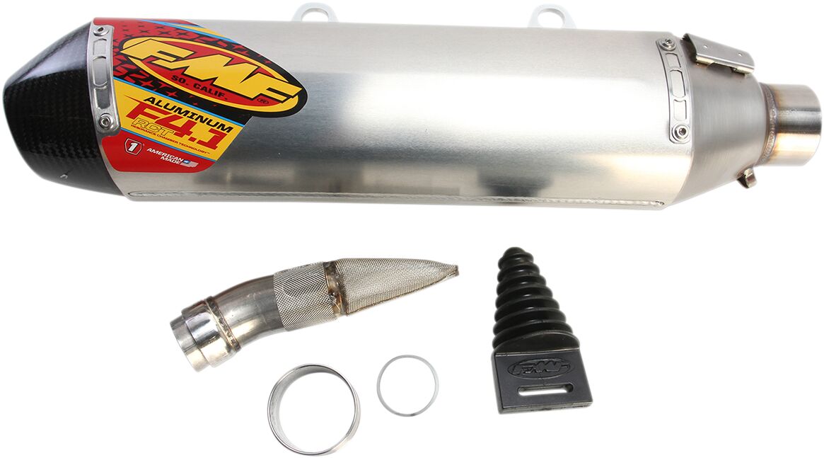 MUFFLER FAC4.1RCT ALUM/CF