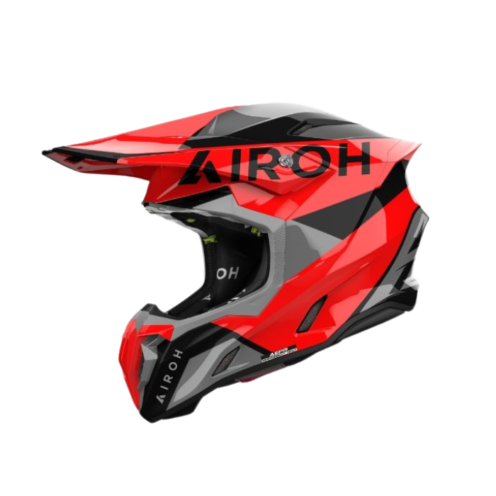 Airoh Twist 3 King Red Gloss MX Adult Helmet