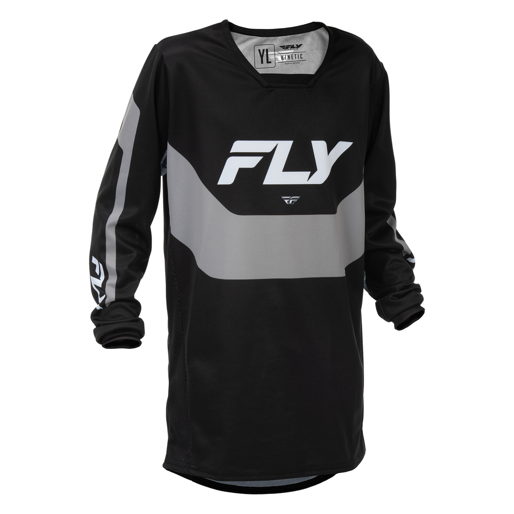Kinetic 2026 Youth Jersey - Black/Grey