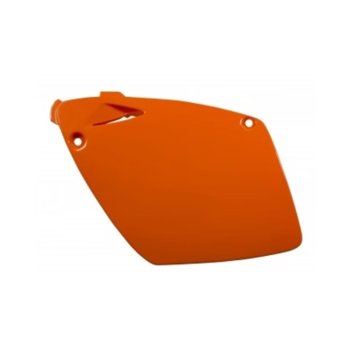 Acerbis side panels in various colours for KTM SX and EXC models, compatible with SX125 99-03, 250 98-02, 380 98-02, 400 00-02, 520 00-02, 525 2003, EXC 125/250/300/380 98-03, 400 00-03, 450/525 2003, and 520 00-02.