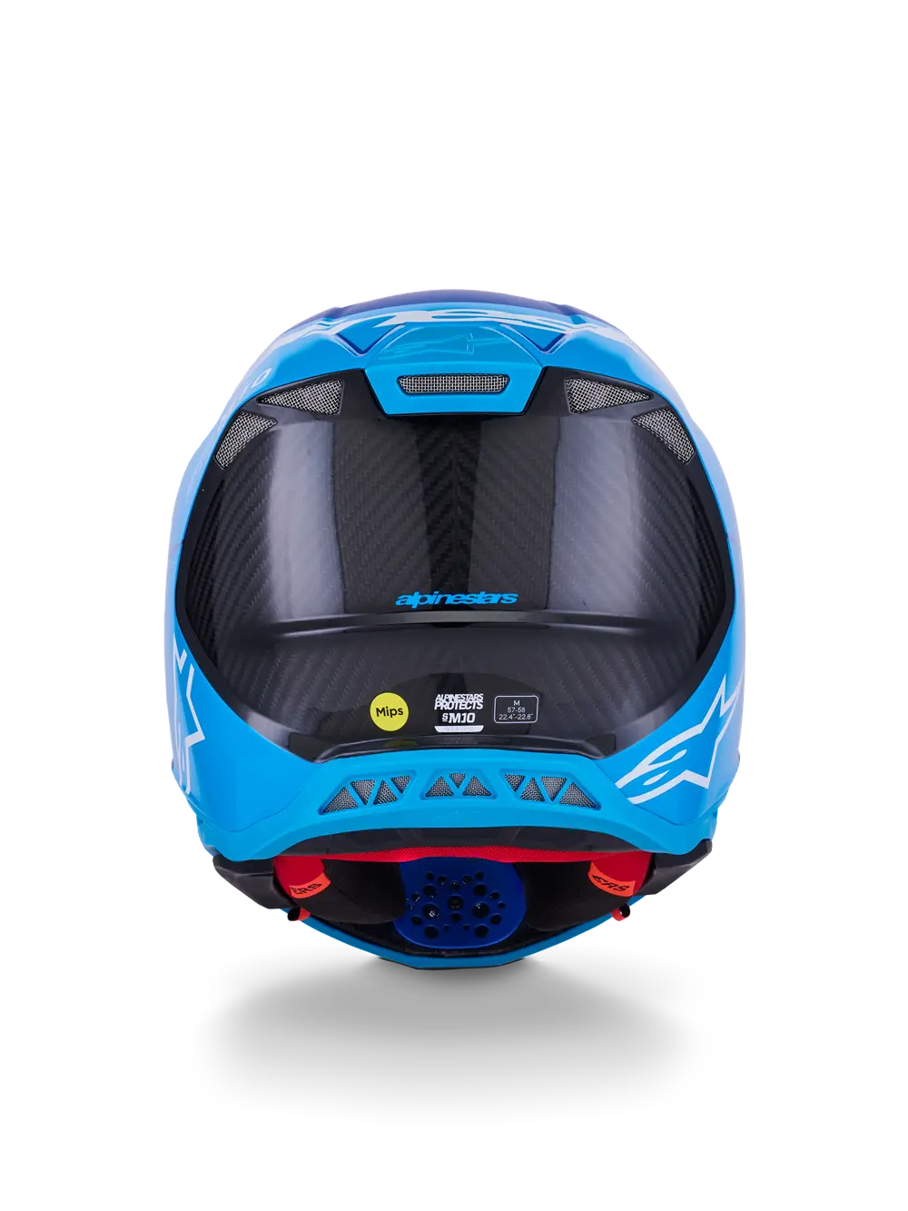 HELMET SM10 FLOOD MET BLUE/MED BLUE/BLACK CARBON