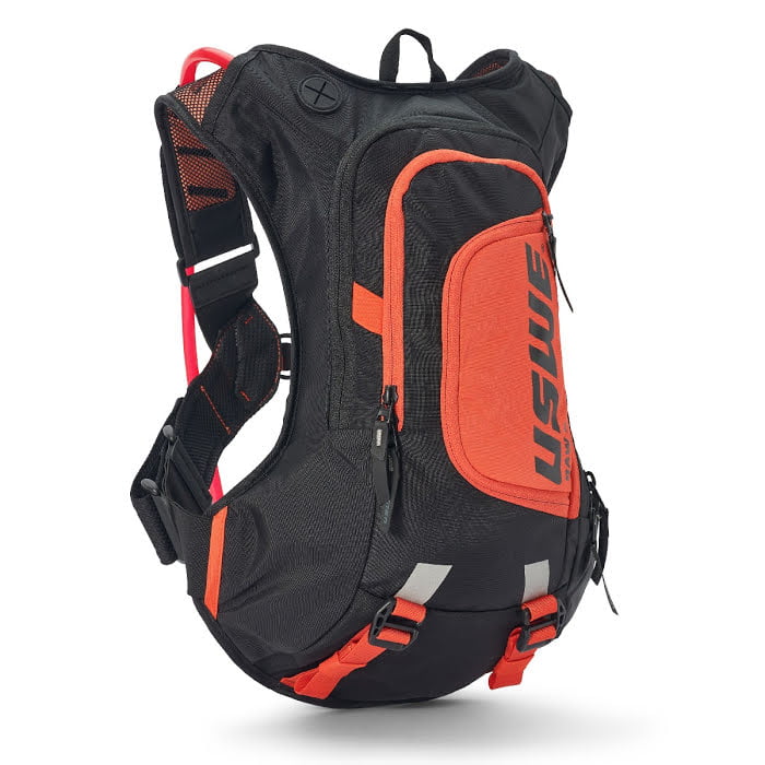 USWE RAW 8 HYDRATION BACKPACK - BLACK/ORANGE