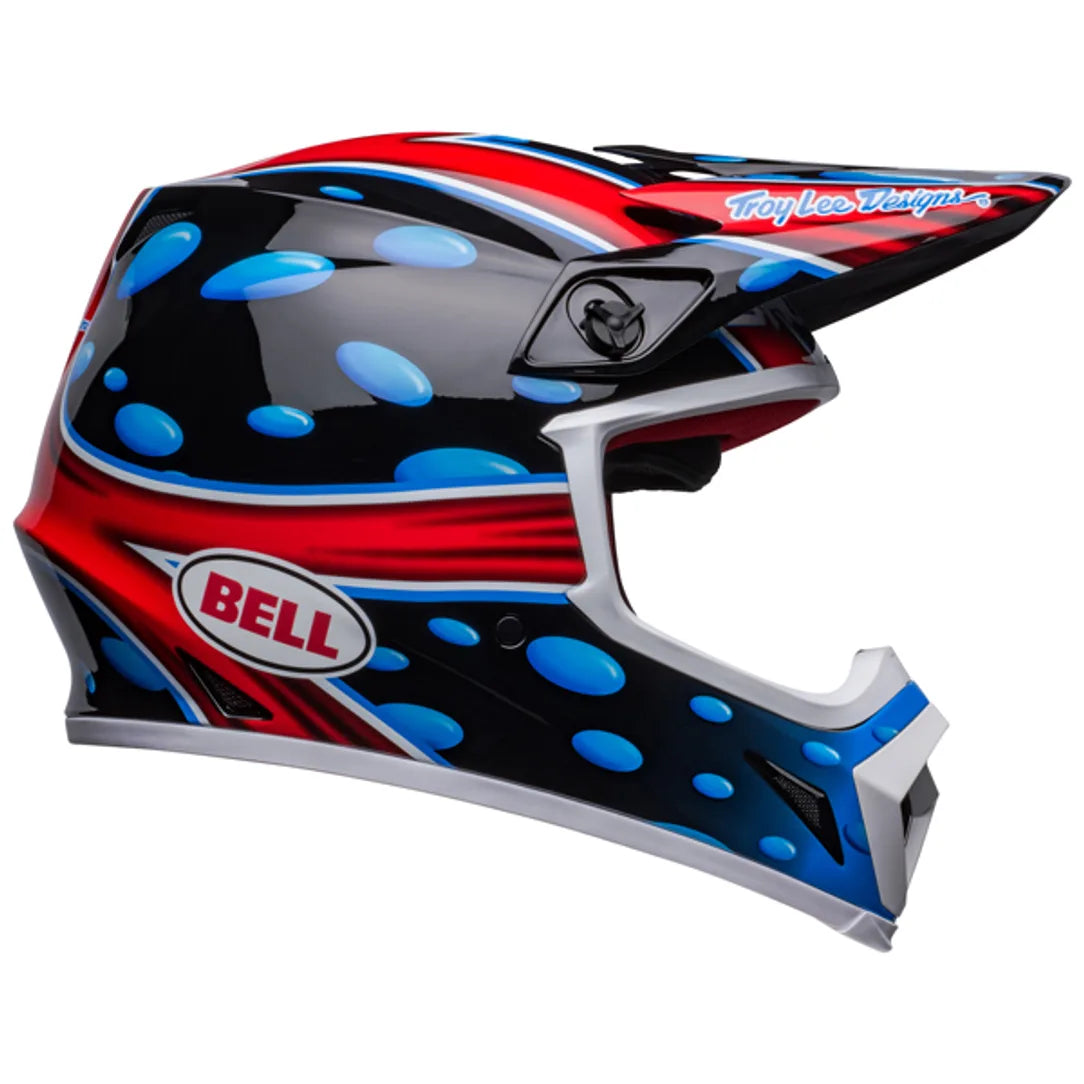 BELL MX 2024 MX-9 MIPS ADULT SHOWTIME BLACK RED HELMET