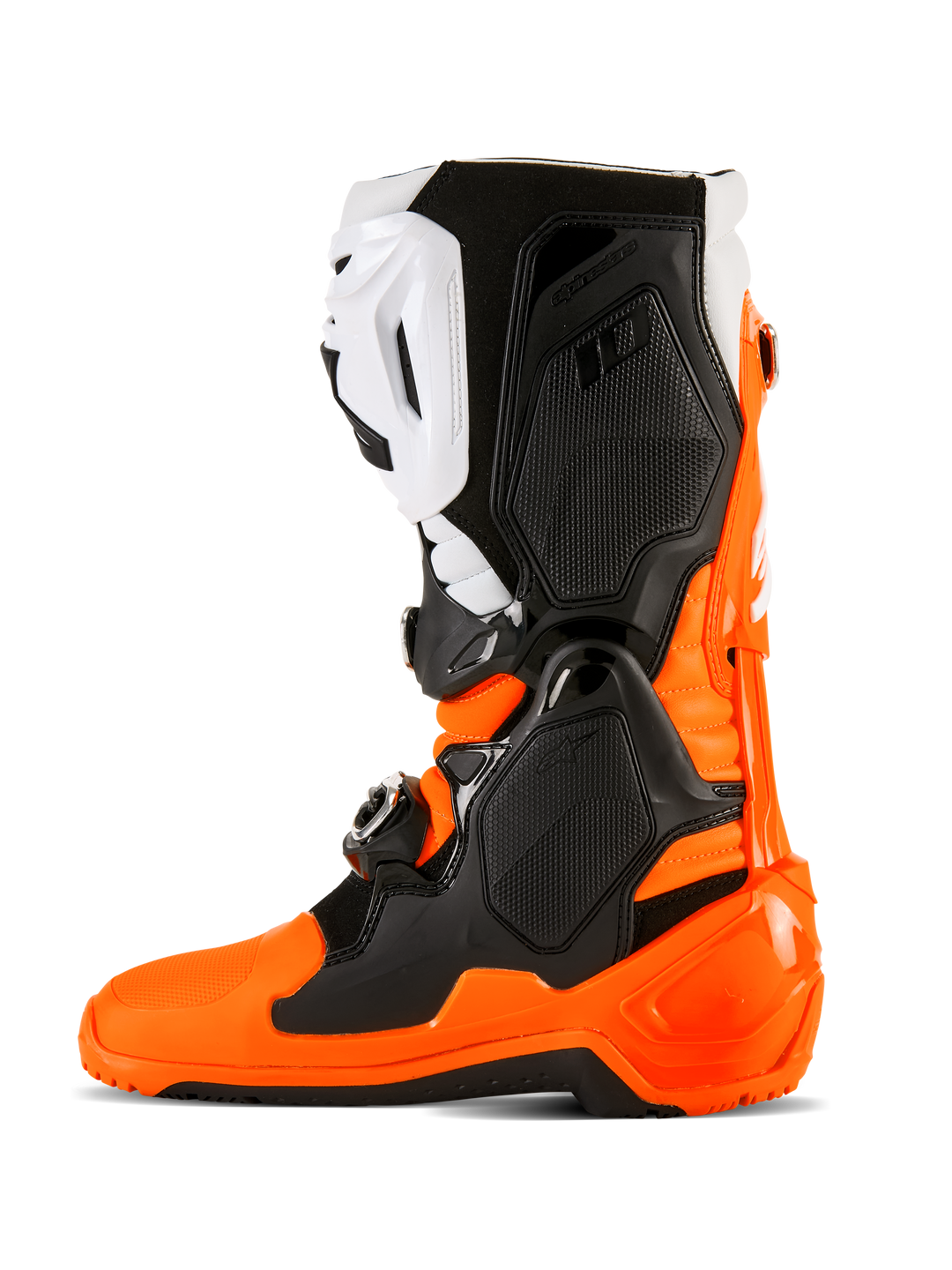 TECH 10 ENDURO BOOTS - ORANGE FLUO/BLACK/WHITE