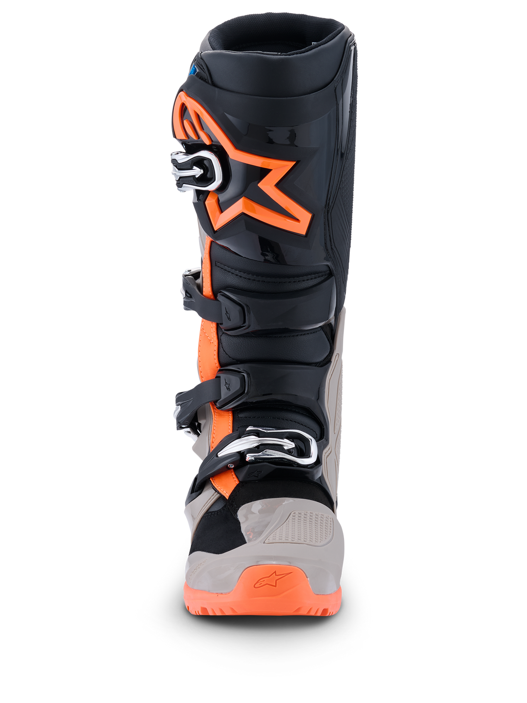 TECH 7 ENDURO BOOTS - BLACK/WARM GRAY/ORANGE FLUOD