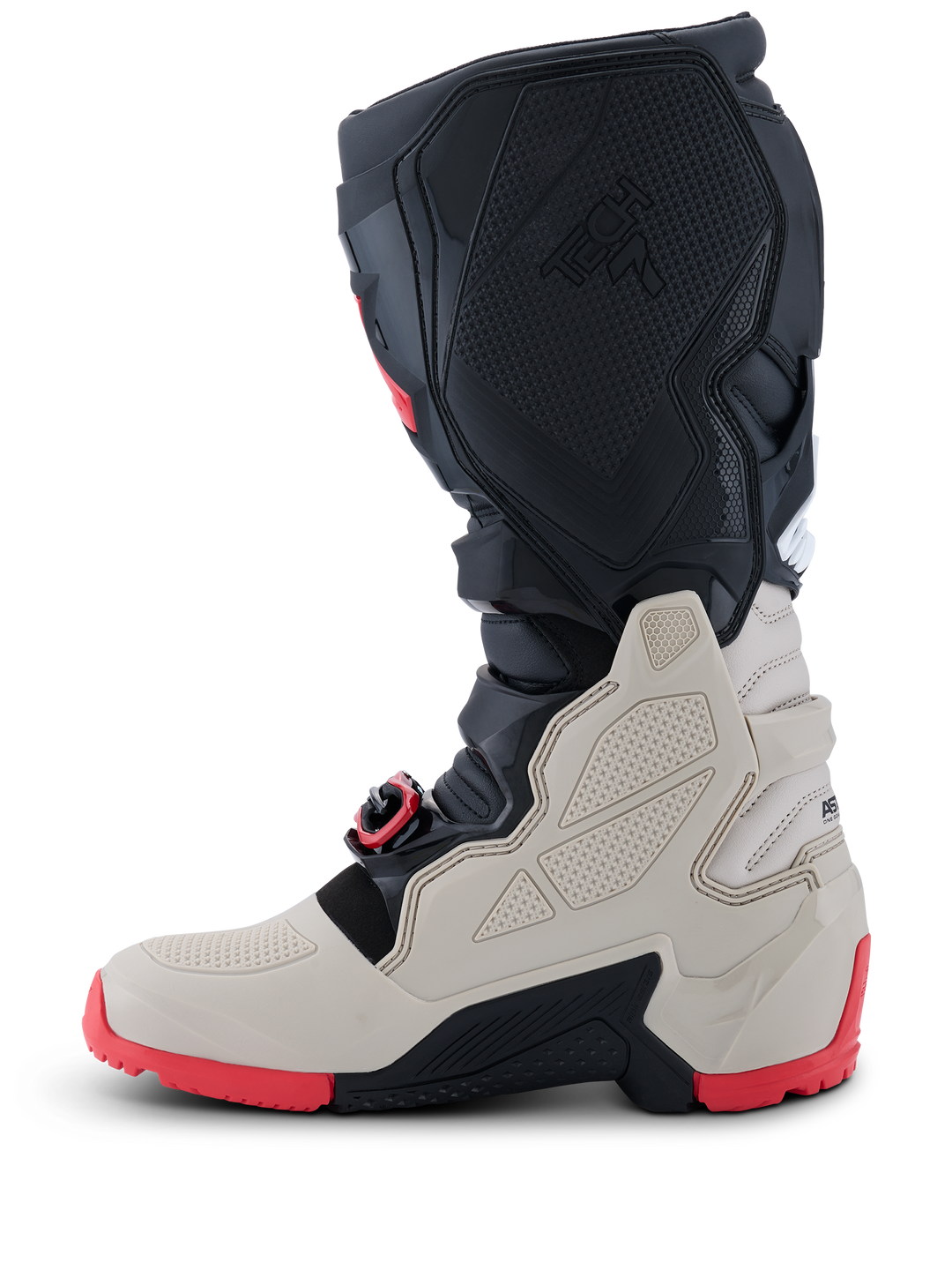 TECH 7 ENDURO BOOTS - BLACK/LIGHT GRAY/BRIGHT RED