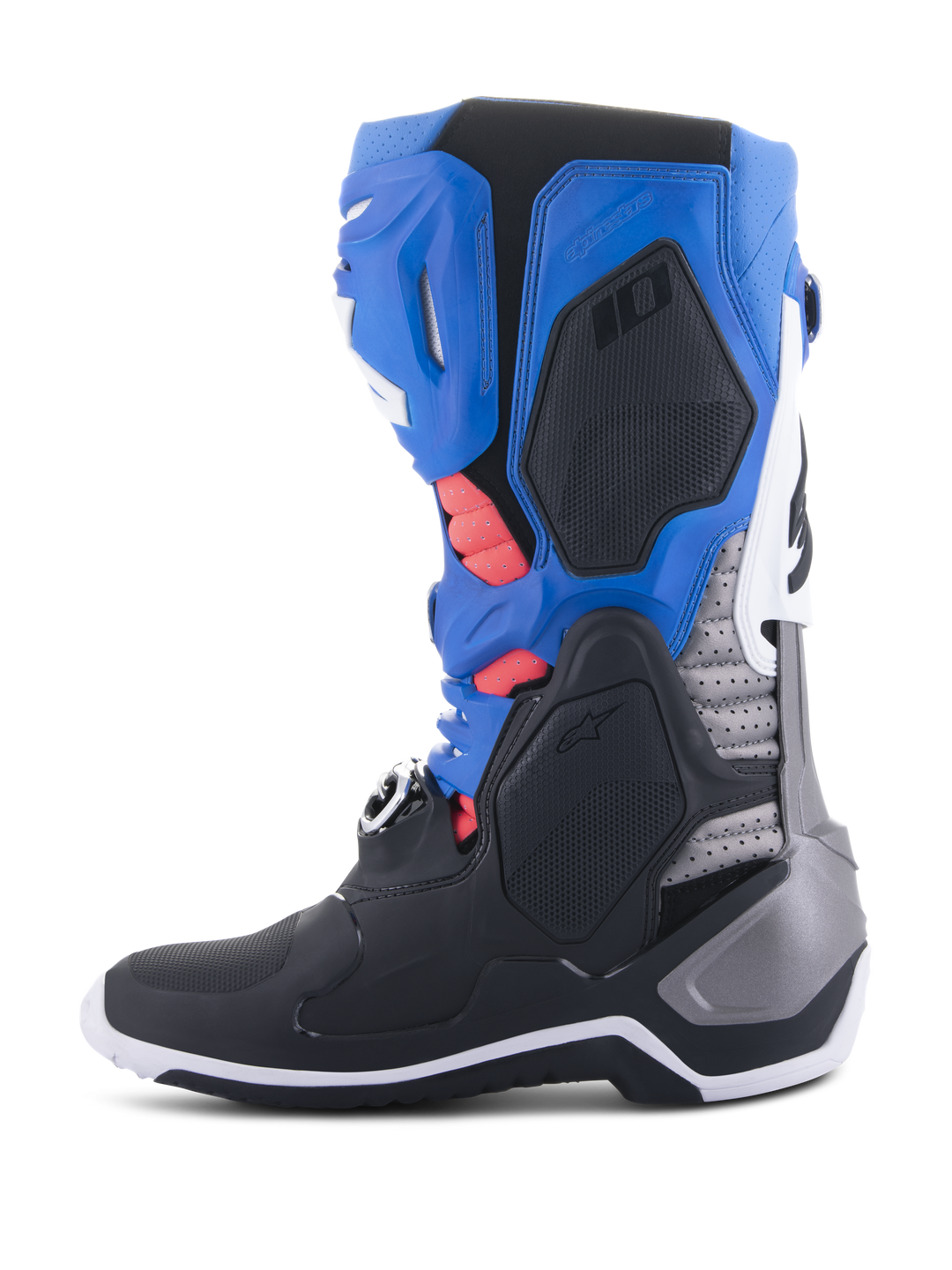 TECH 10 SUPERVENTED BOOTS - BLACK/ENAMEL BLUE/PURPLE/WHITE