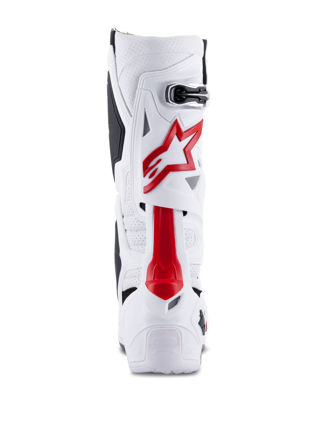TECH 10 SUPERVENTED BOOTS - WHITE/BRIGHT RED