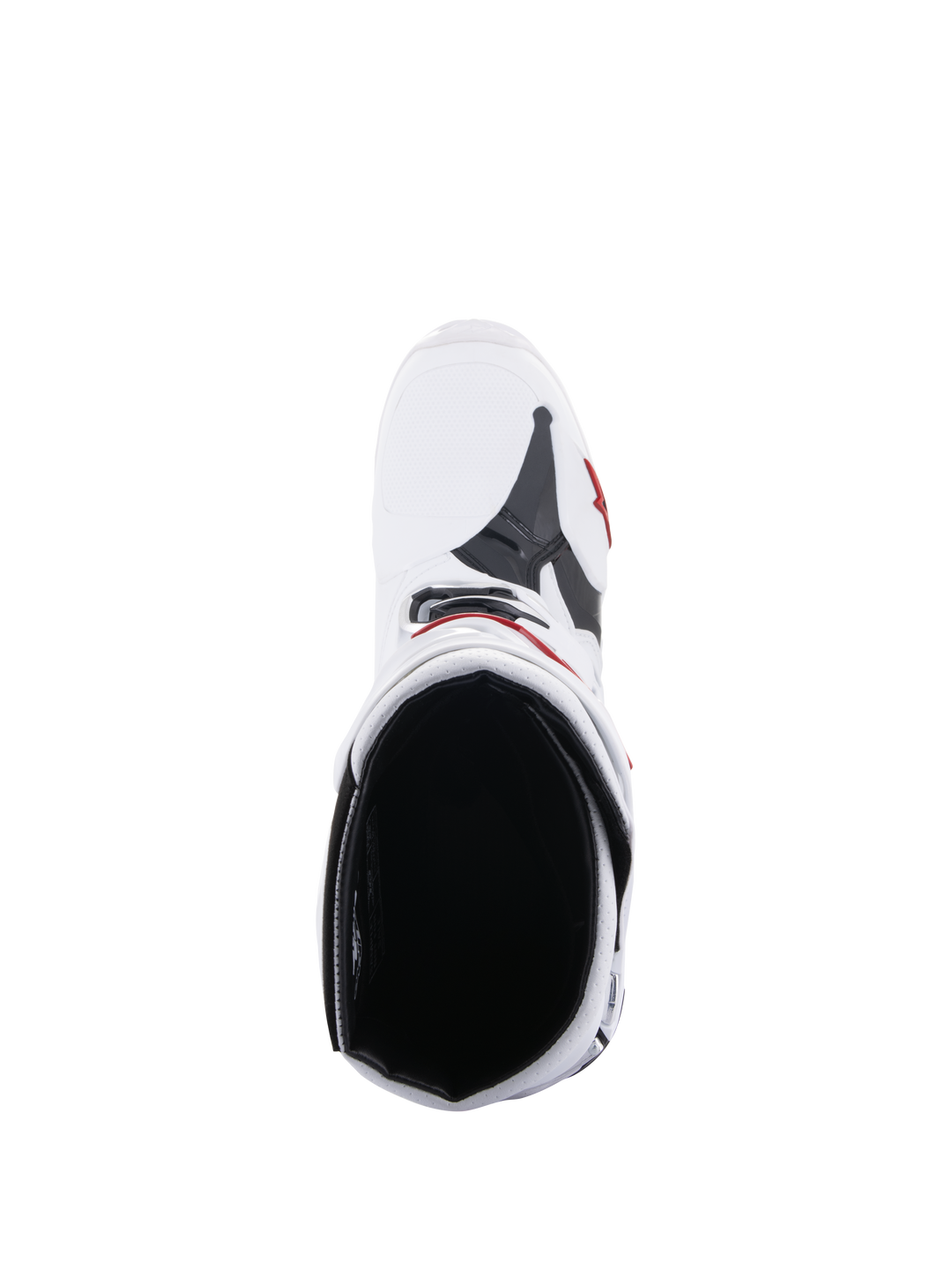 TECH 10 SUPERVENTED BOOTS - WHITE/BRIGHT RED