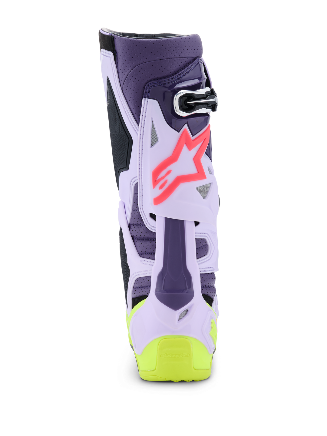 TECH 10 SUPERVENTED BOOTS - PURPLE/YELLOW FLUO/DIVA PINK