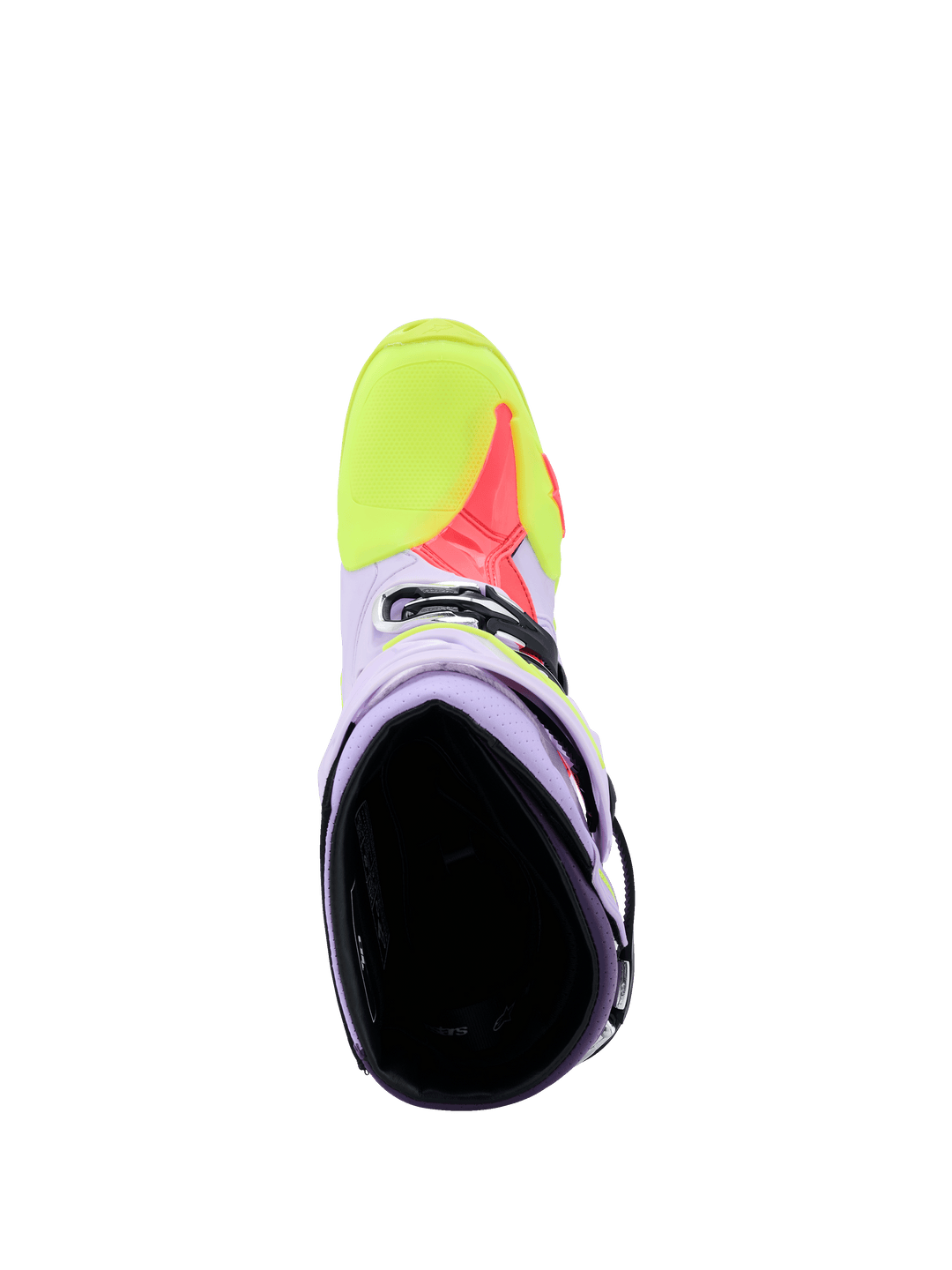 TECH 10 SUPERVENTED BOOTS - PURPLE/YELLOW FLUO/DIVA PINK